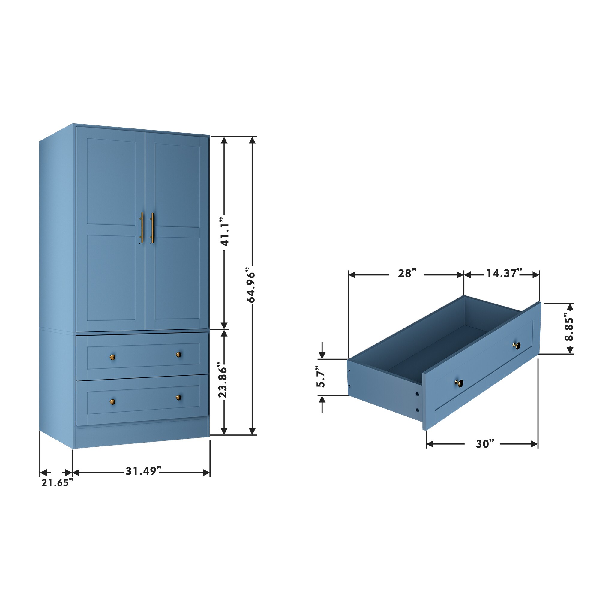FurniFusion SF-R-YG-LLS Utility-Storage-Cabinets - View #10
