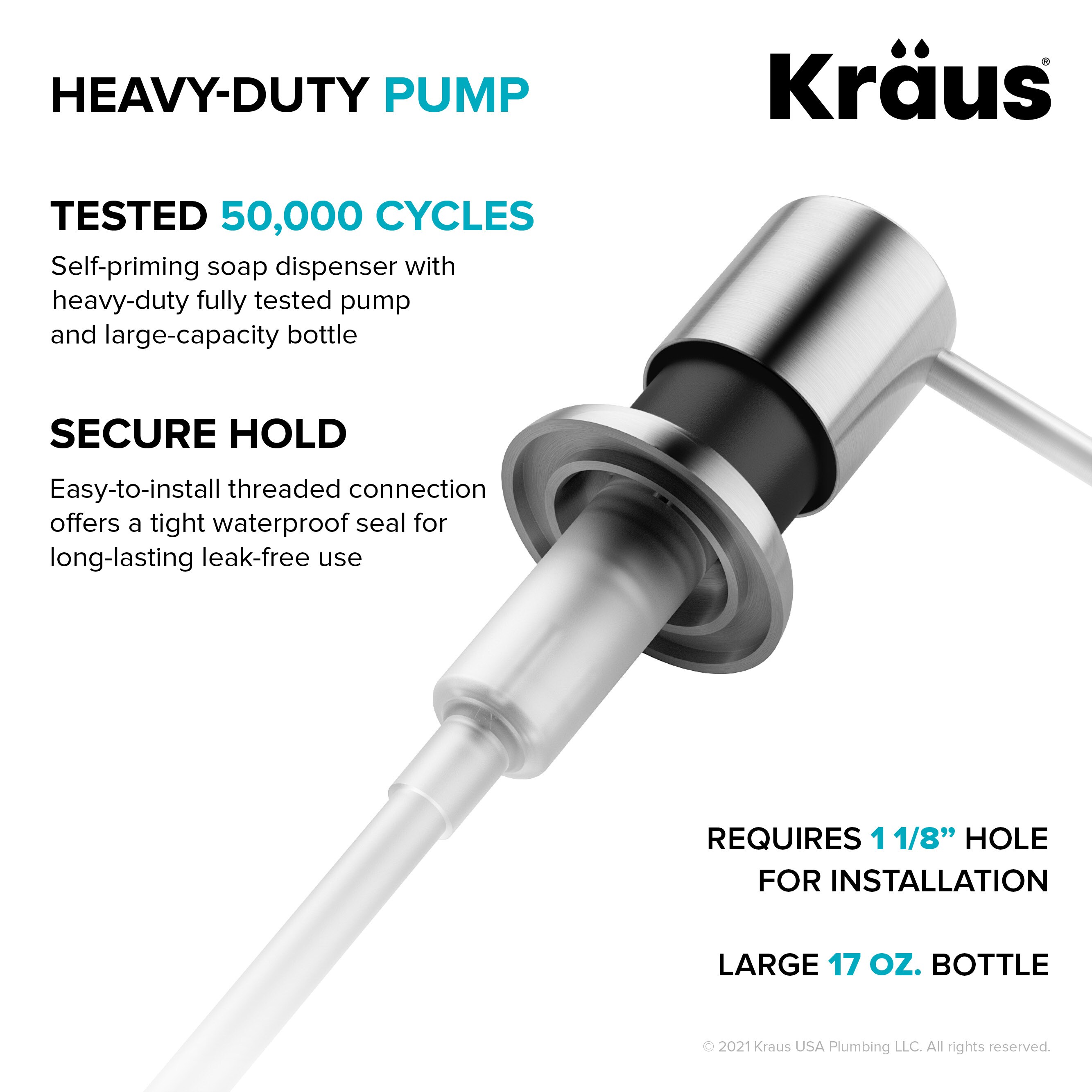Kraus KSD-53SFSMB Soap-Lotion-Dispensers - View #7