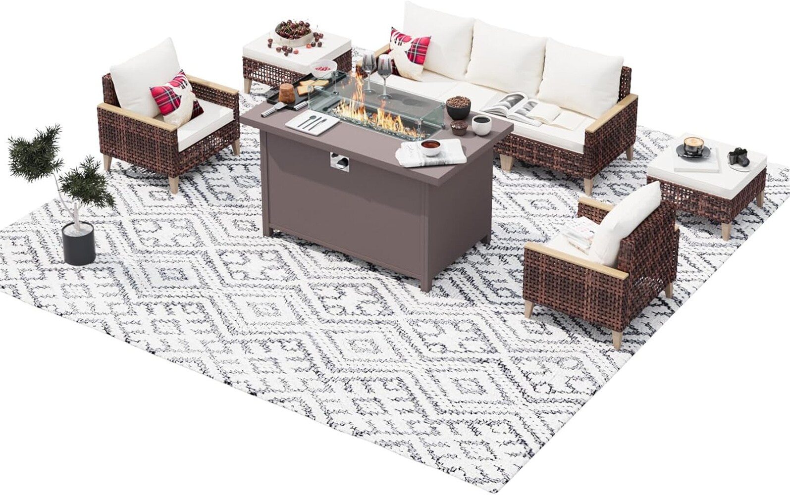 CESICIA 767-Z93 Patio-Conversation-Sets - View #4