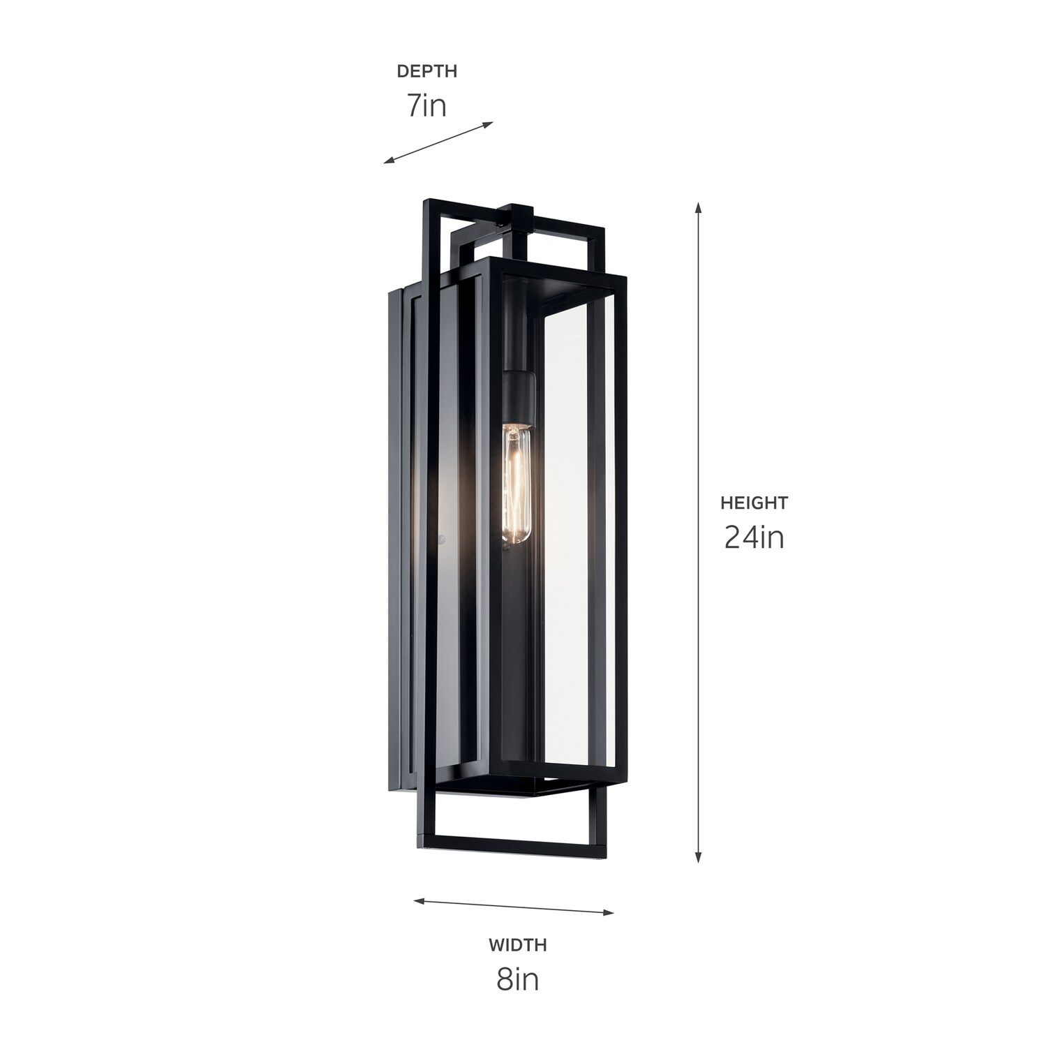 Kichler 59089BK Outdoor-Wall-Lighting - View #4