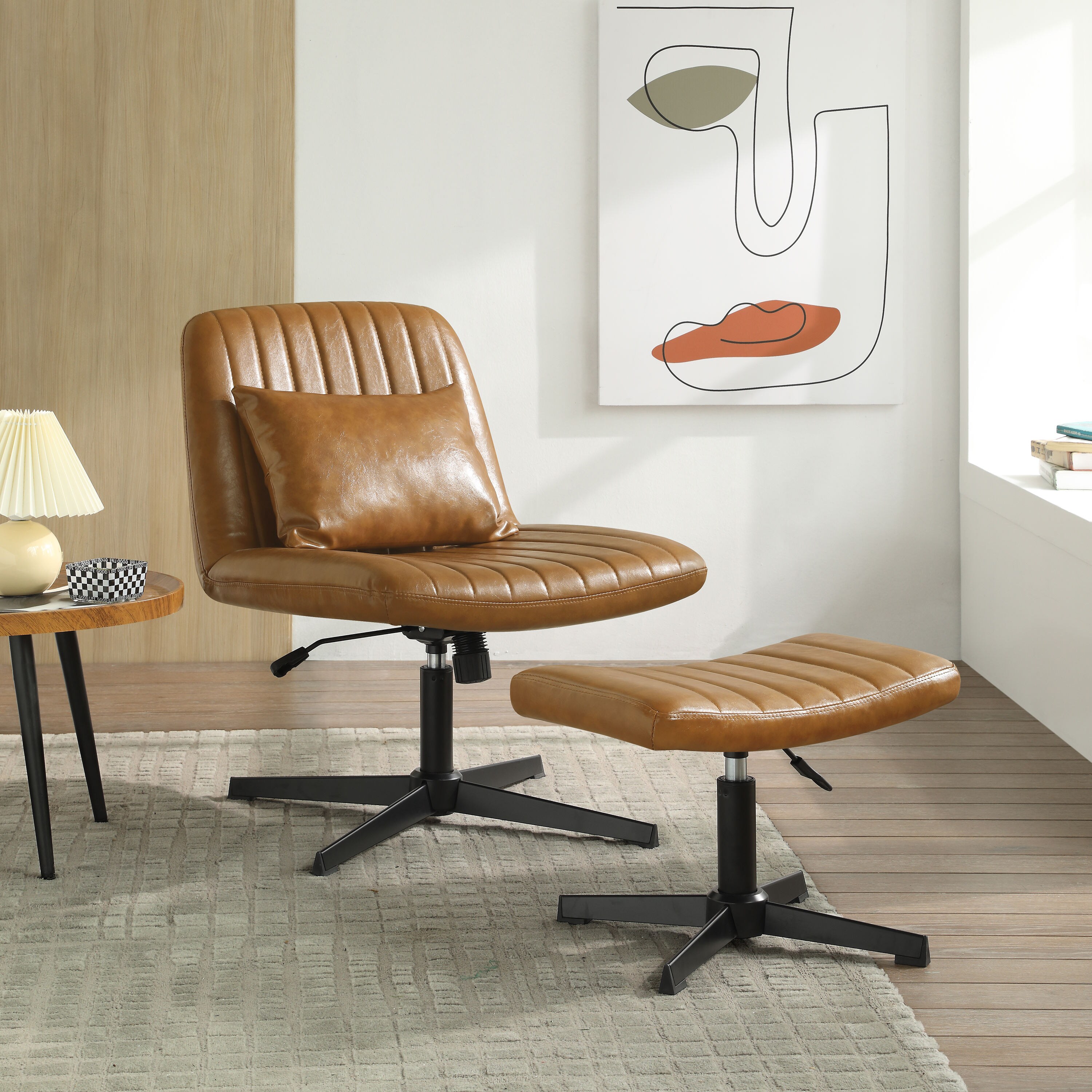 Art Leon LC001-1-BR-PU chairs - View #5