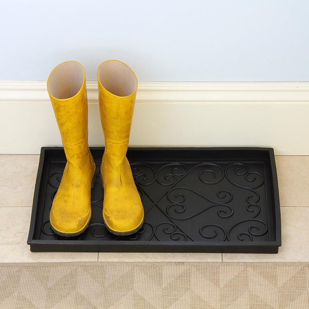 Hello Good-Bye Rubber Boot Tray