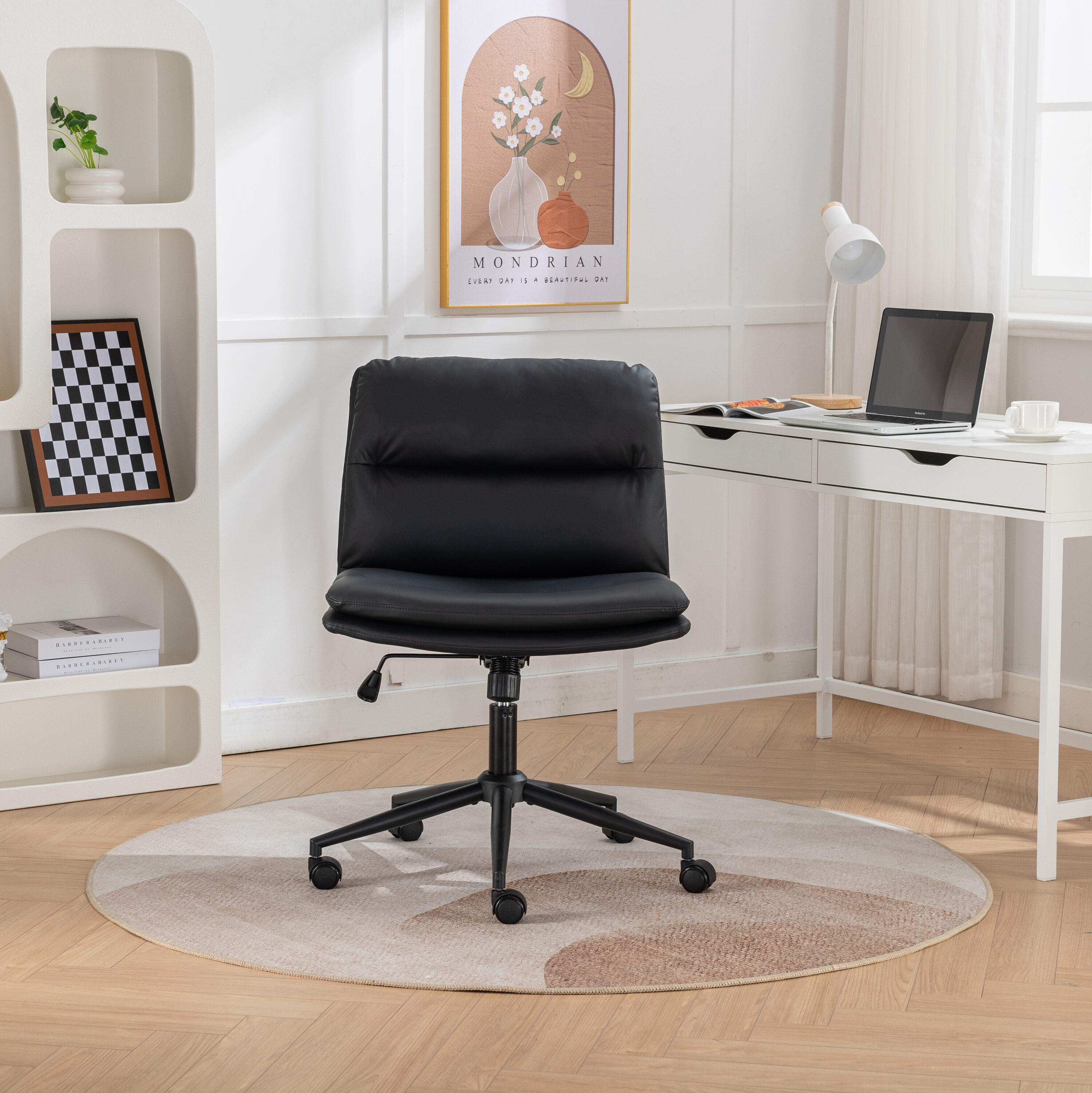 Roundhill Furniture OF1015BK Office-Chairs - View #2