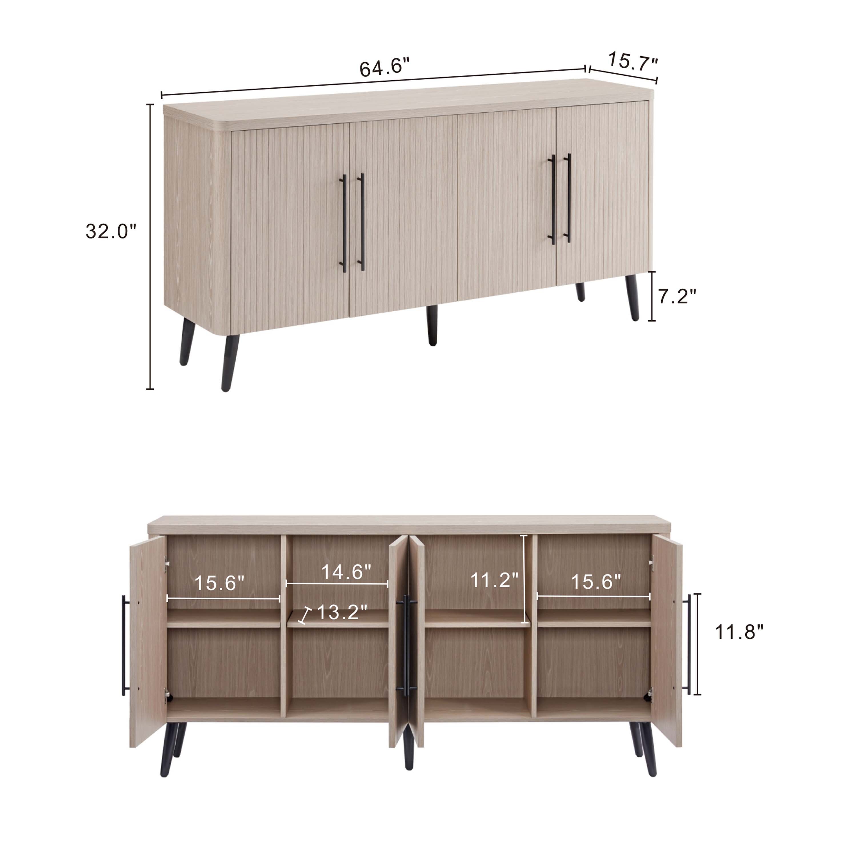 Manhattan Comfort SB001-OK Dining-Kitchen-Storarge - View #3