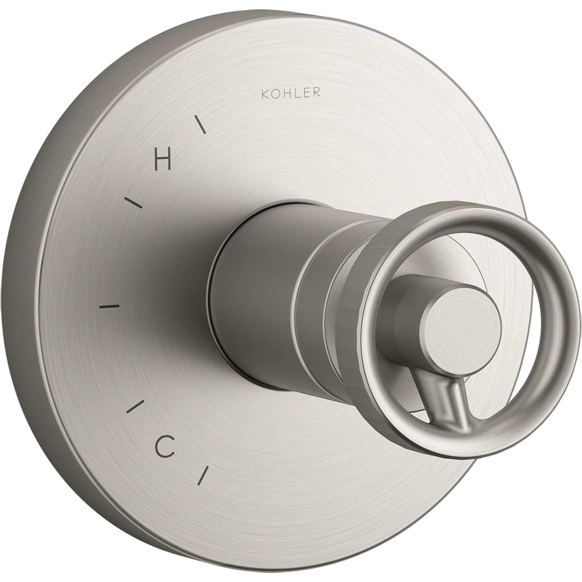 KOHLER K-TS78015-9-BN Vibrant Brushed Nickel Knob Shower Faucet Handle