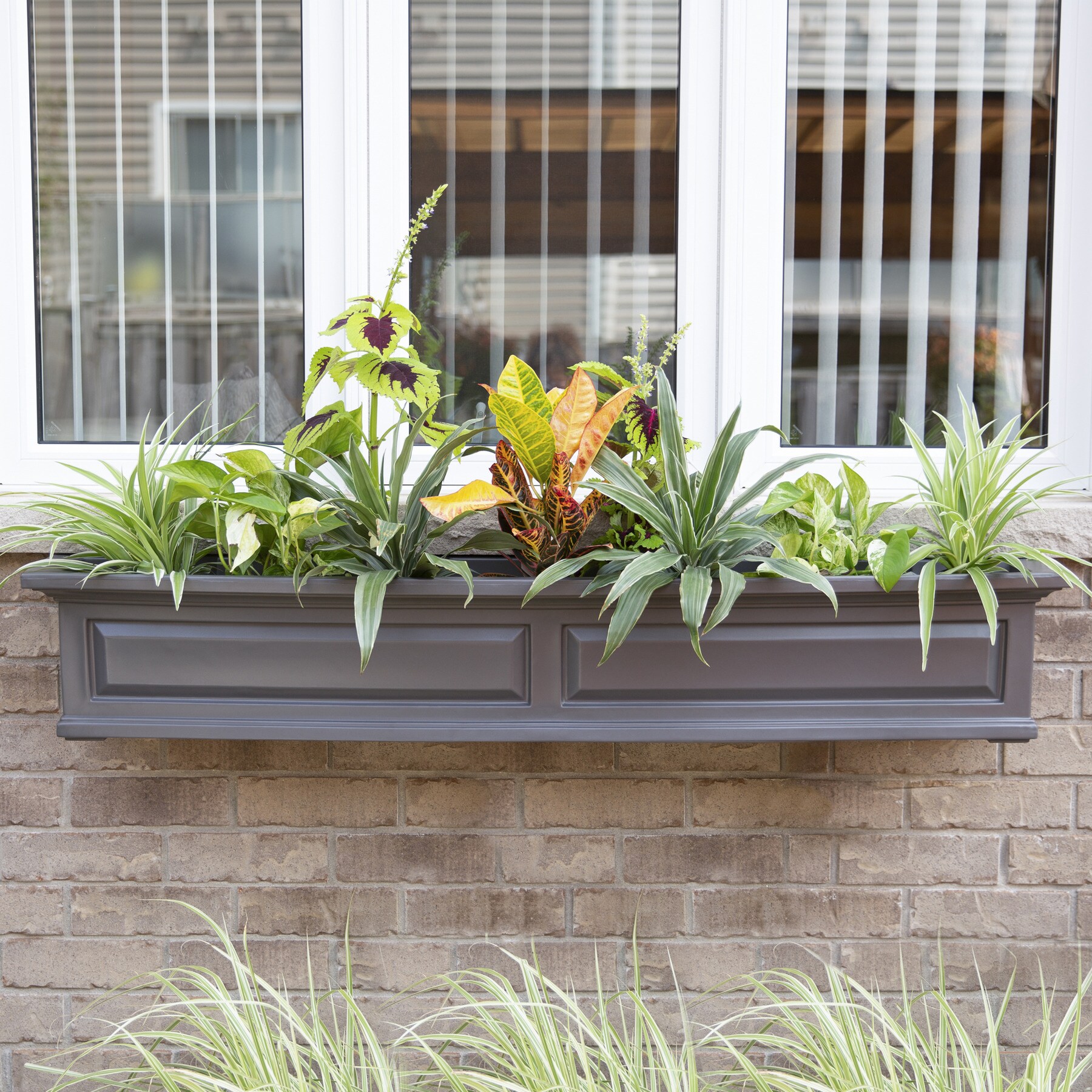 Mayne 4832-GRG Planter-Window-Box - View #3