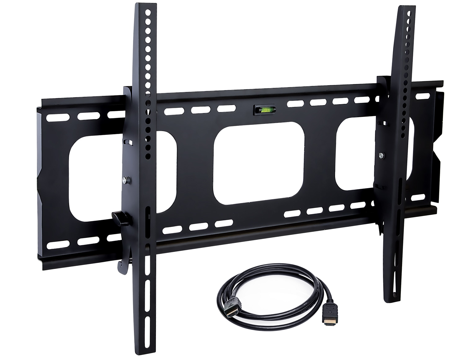 Heavy Duty Black Tilting TV Wall Mount Bracket