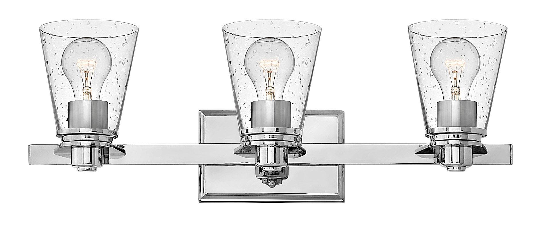 Hinkley 5553CM-CL Avon 23-in 3 -Light Gloss Chrome Transitional Vanity light