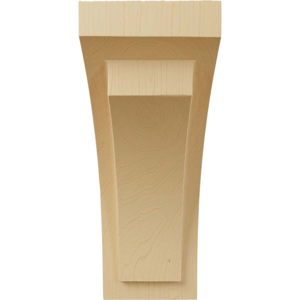 Alder 10" Hand-Carved Wood Corbel Bracket