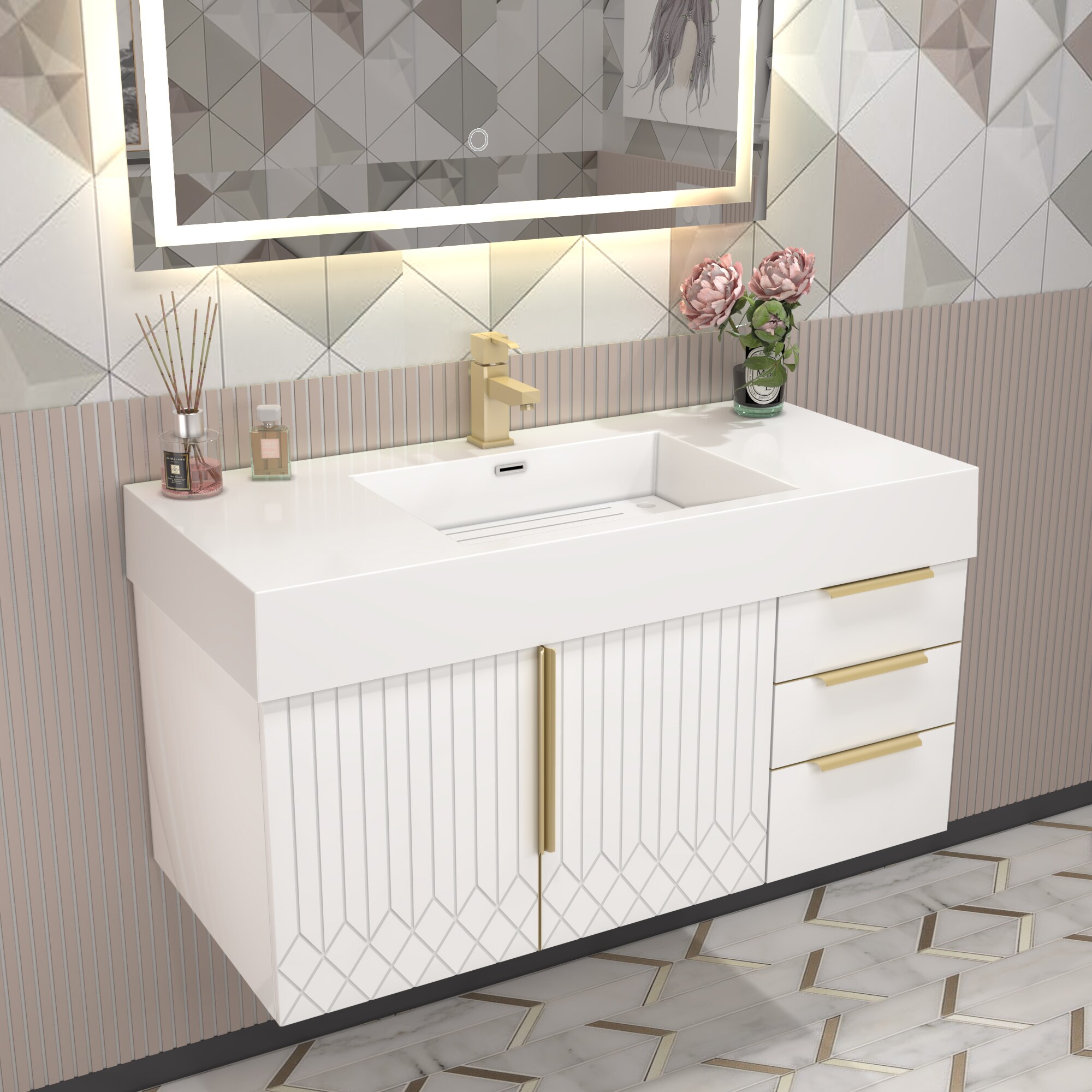 BV Better Vanity MR001-42R-GW Bath-Vanity-Combo - View #4