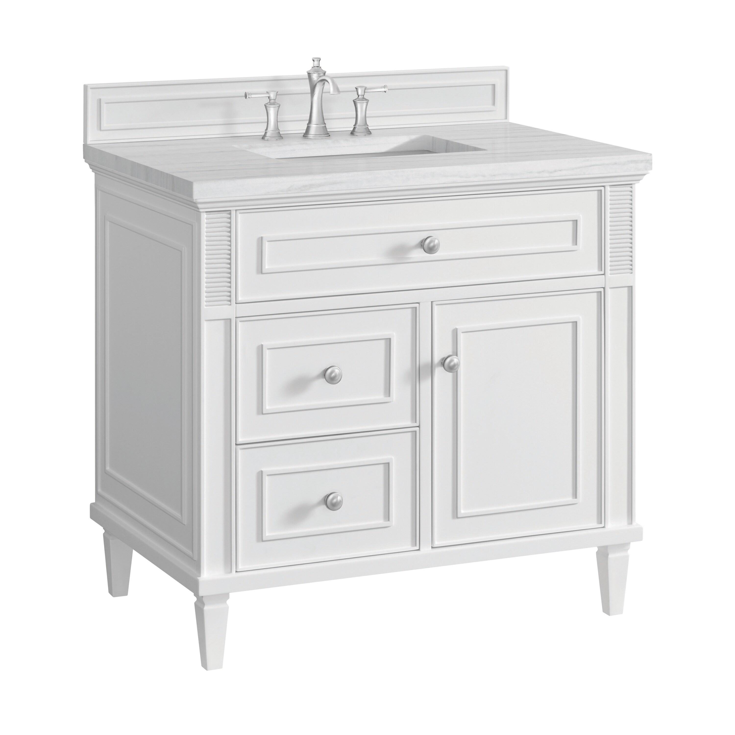 James Martin Vanities 424-V36-BW-3AF Bath-Vanity-Combo - View #6