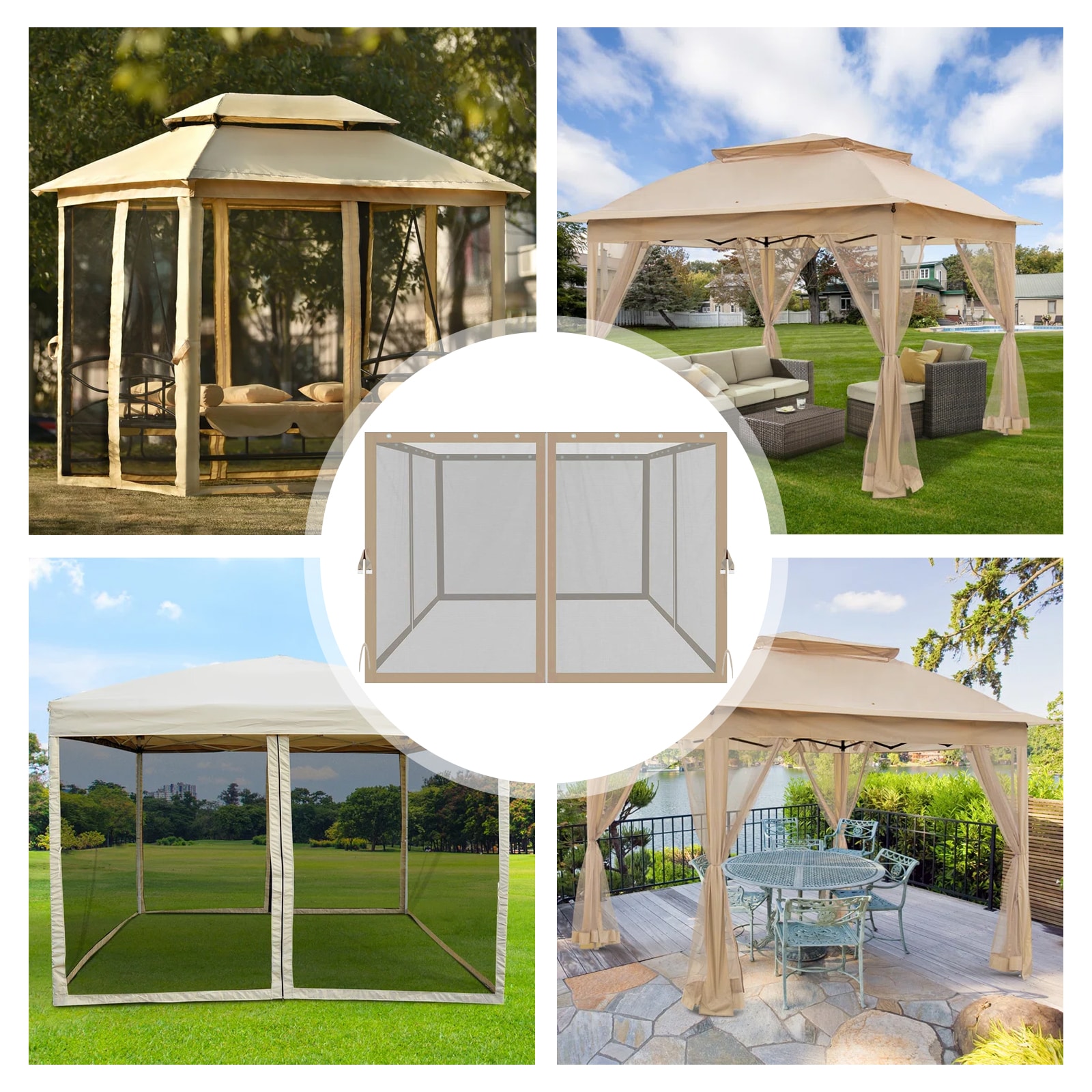 Maocao Hoom MZH68236 Gazebo-Parts-Accessories - View #3