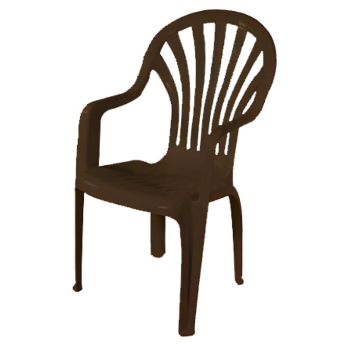 Gracious Living Highback Chair Brown, Gracious Living Outdoor Furniture