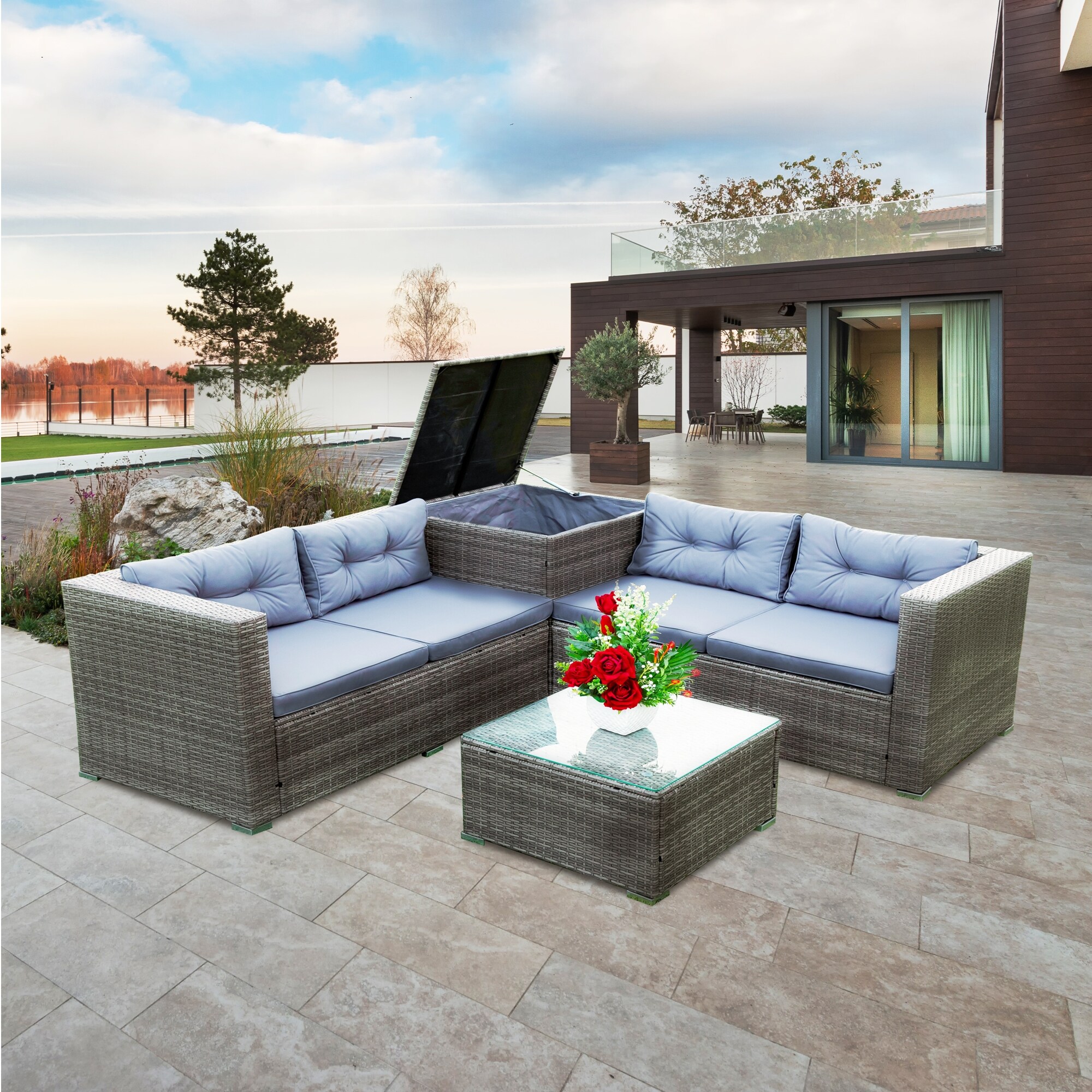 Damerin N7CS04 Patio-Conversation-Sets - View #18
