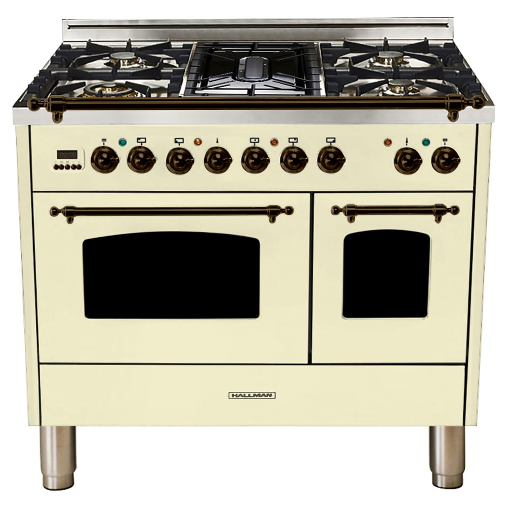 Hallman HDFR40BZAW Double-Dual-Fuel-Ranges - View #2