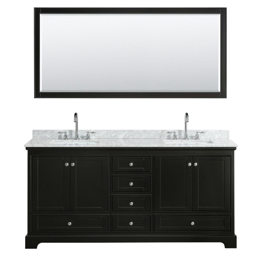 Wyndham Collection WCS202072DDECMUNSM70 Bath-Vanity-Combo - View #3