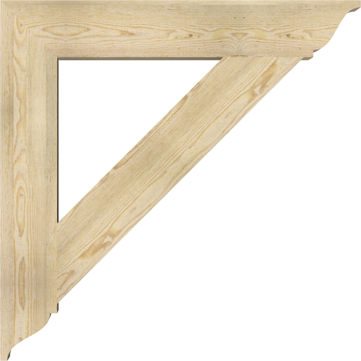 Ekena Millwork BKT06X38X38TRA01RDF Exterior-Brackets-Braces - View #3