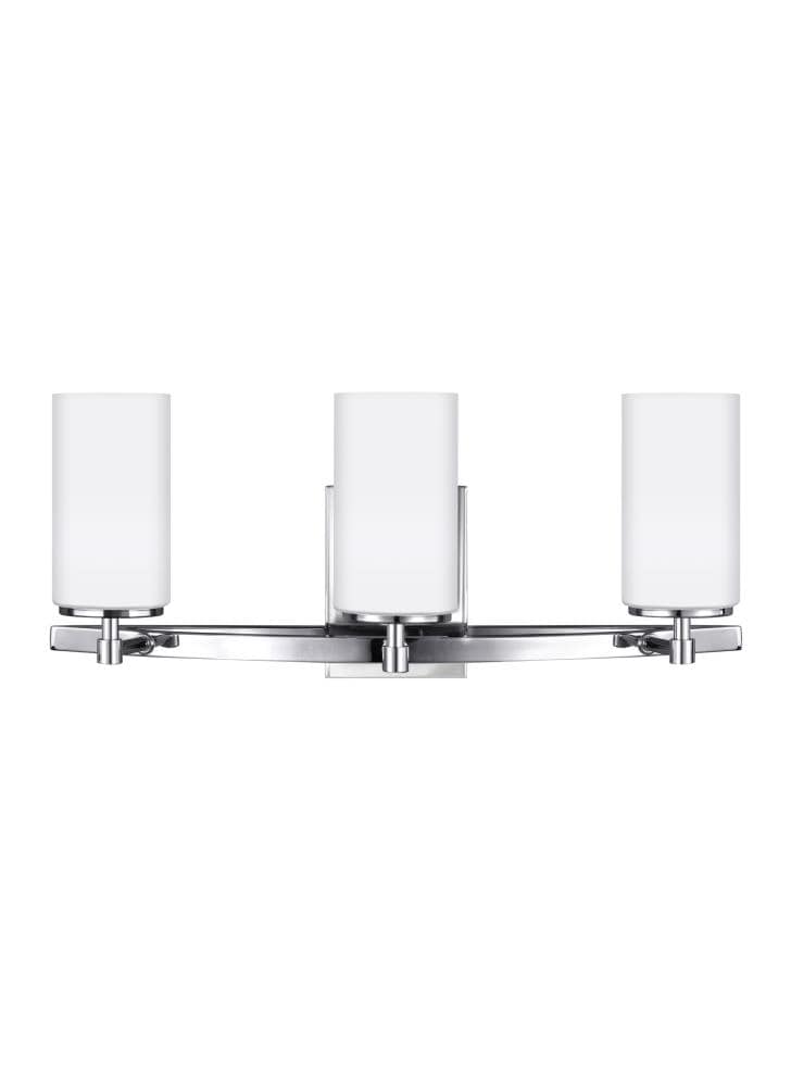Generation Lighting 4424603EN3-05 Alturas 22-in 3 -Light Polished Chrome Modern/contemporary Vanity light