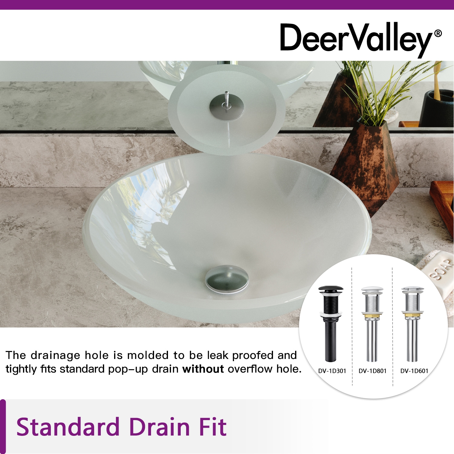Frosted White Glass Circular Vessel Bathroom Sink