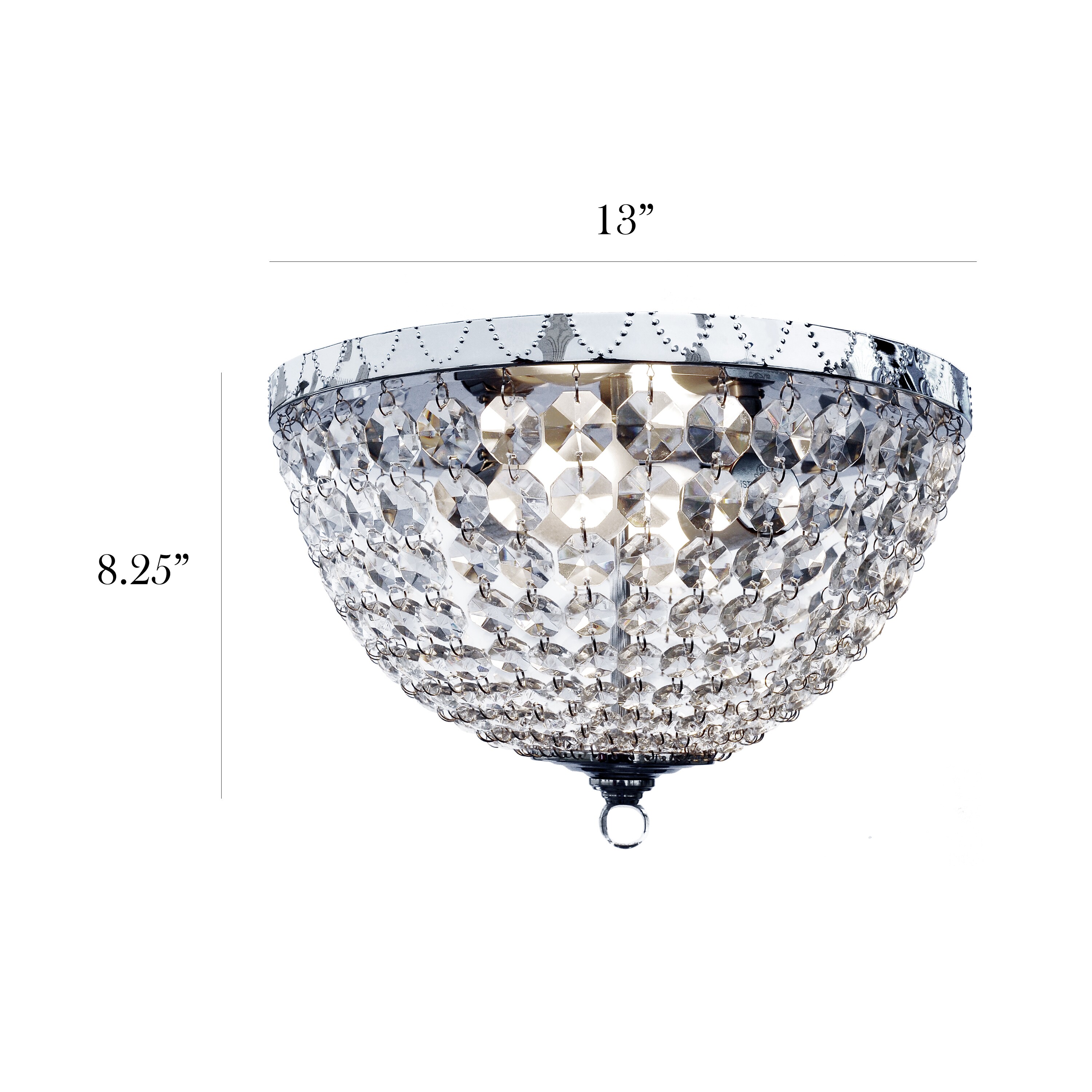 Elegant Designs FM1001-CHR flushmounts - View #3