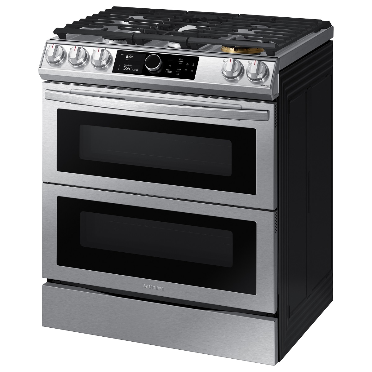 OPEN BOX Samsung 30 in 5 Burners 6 cu ft Self-cleaning Air Fry Convect – WL  APPLIANCES