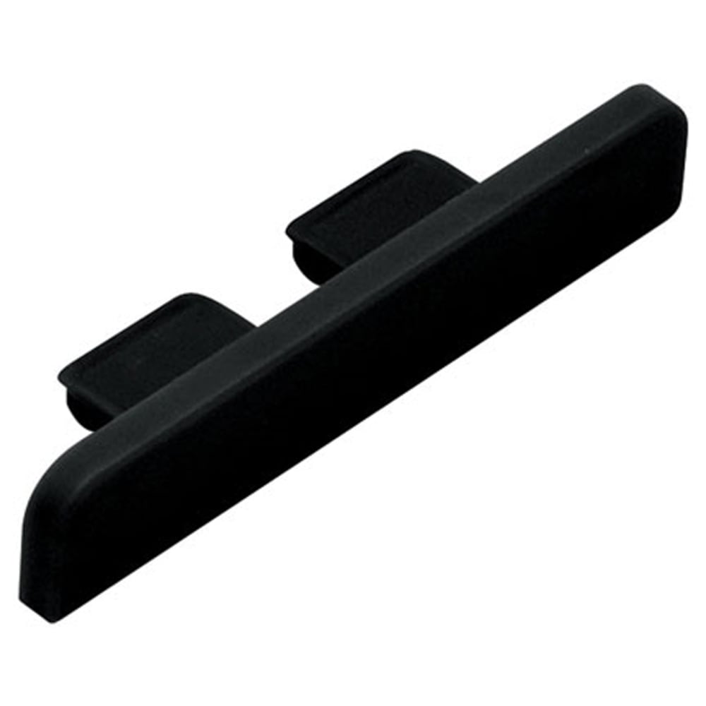 Schluter Systems E52/GS Trep-B 0.406-in W x 2.063-in L Black PVC End caps Tile Edge Trim