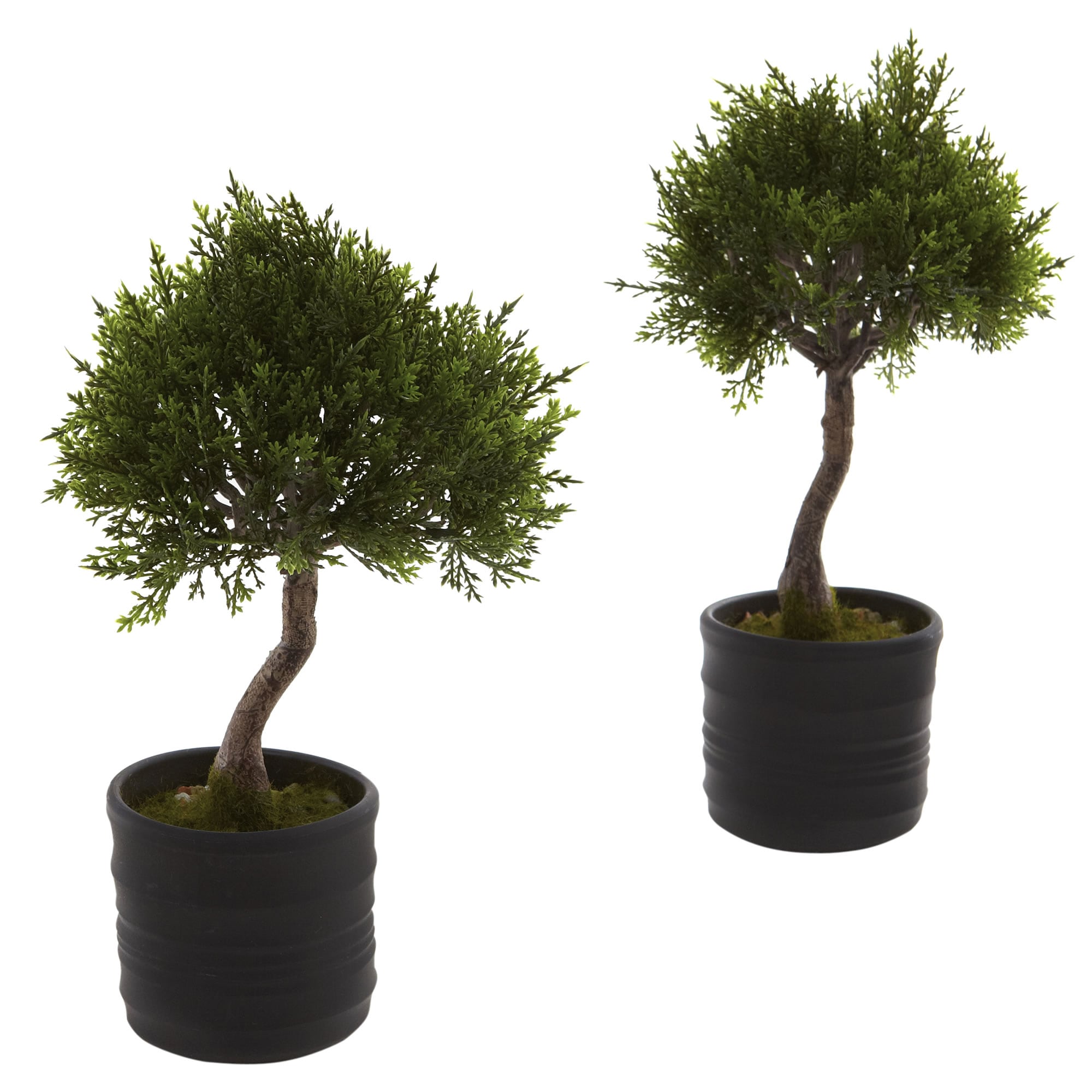 Nearly Natural 4965-S2 36-in Green Indoor Silk Artificial Tree