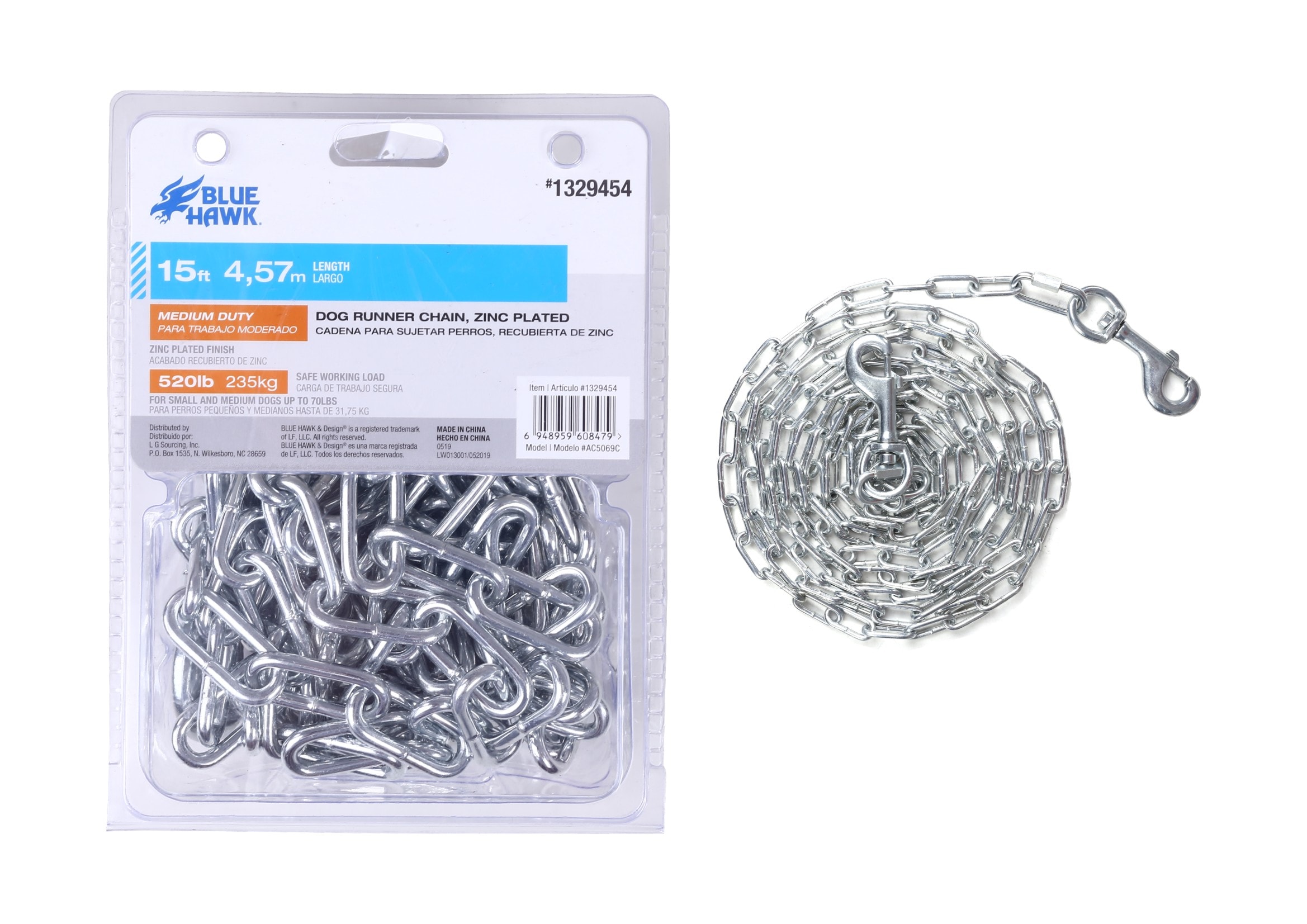 Blue Hawk Zinc-plated Spring Snap Link in the Chain Accessories department  at