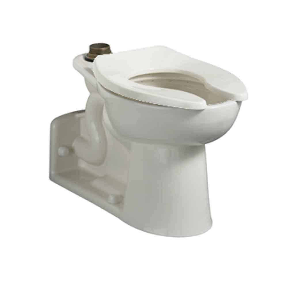 American Standard 3690001.020 Priolo White Elongated Standard height Toilet Bowl 12-in Rough-In