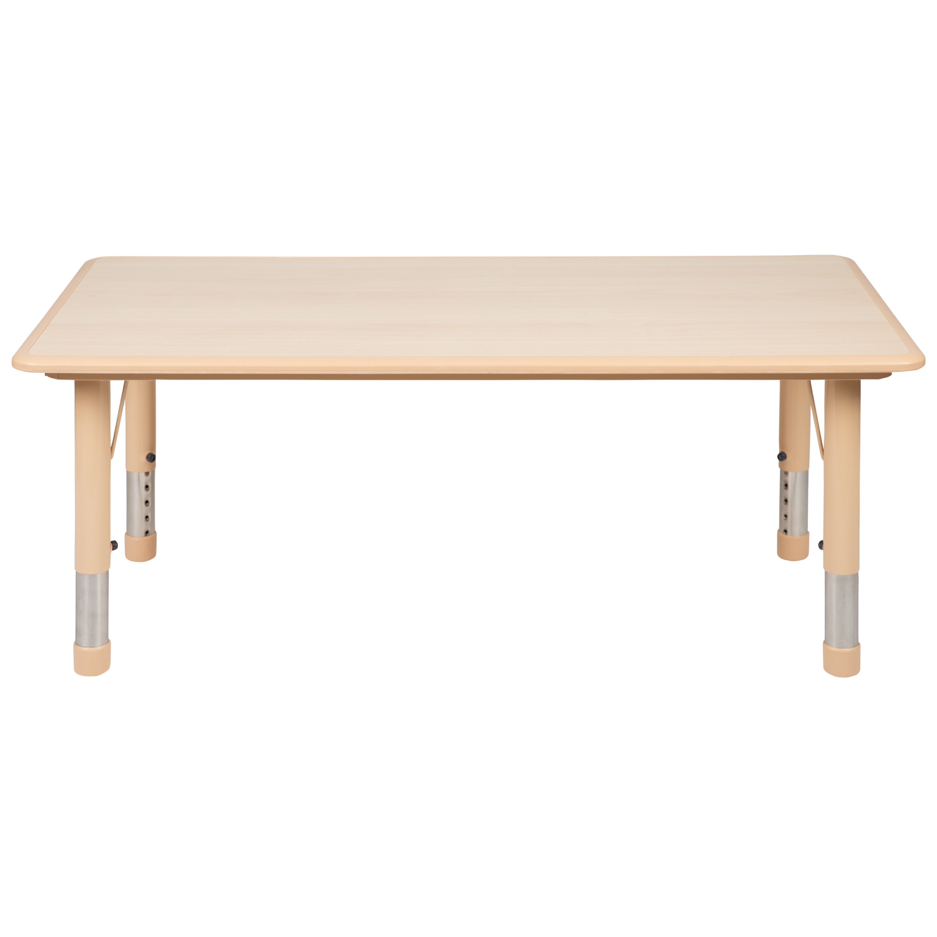 Natural Plastic Adjustable Height Kids Activity Table