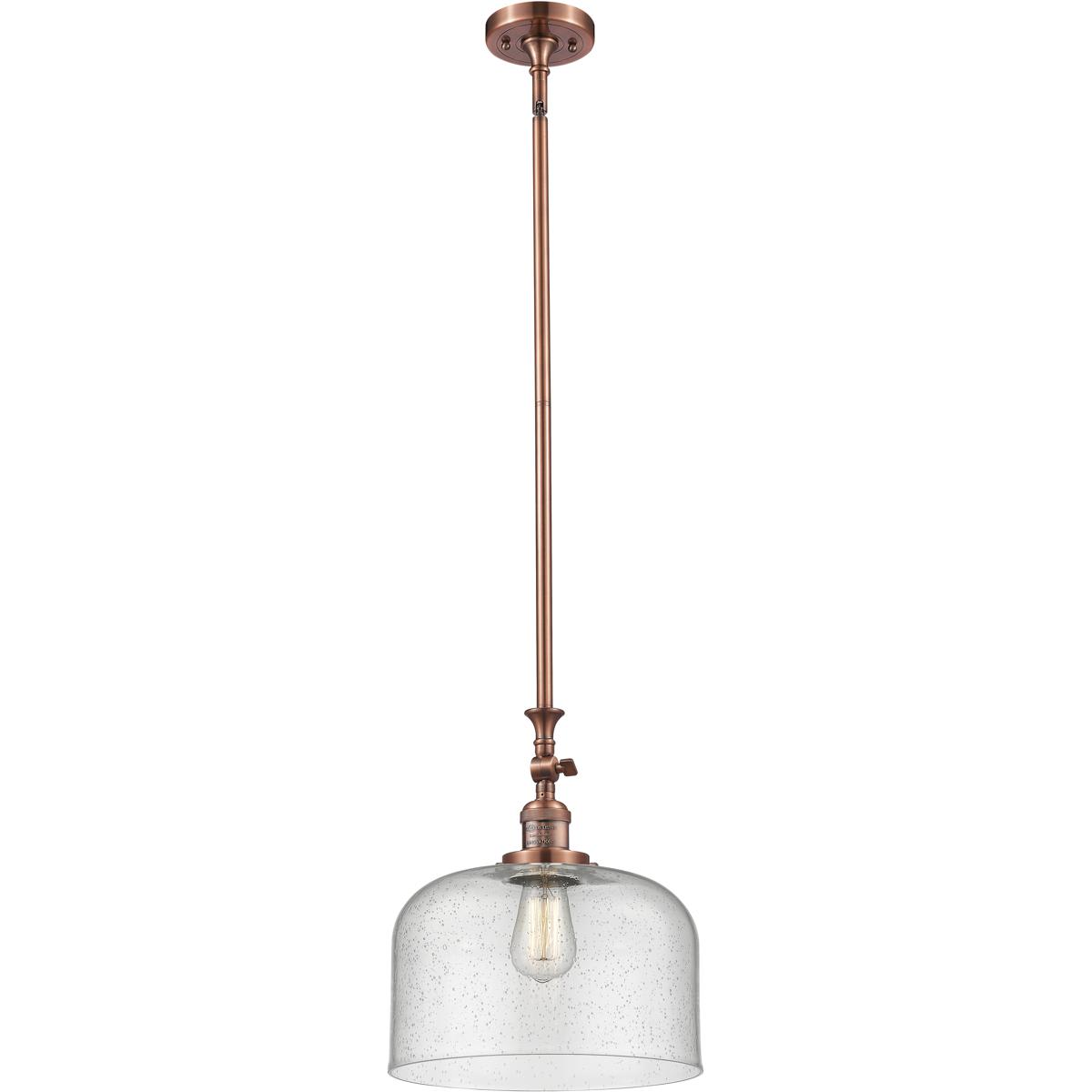 Innovations Lighting 1745126 206-AC-G74-L Franklin Restoration Bell Mini Pendant