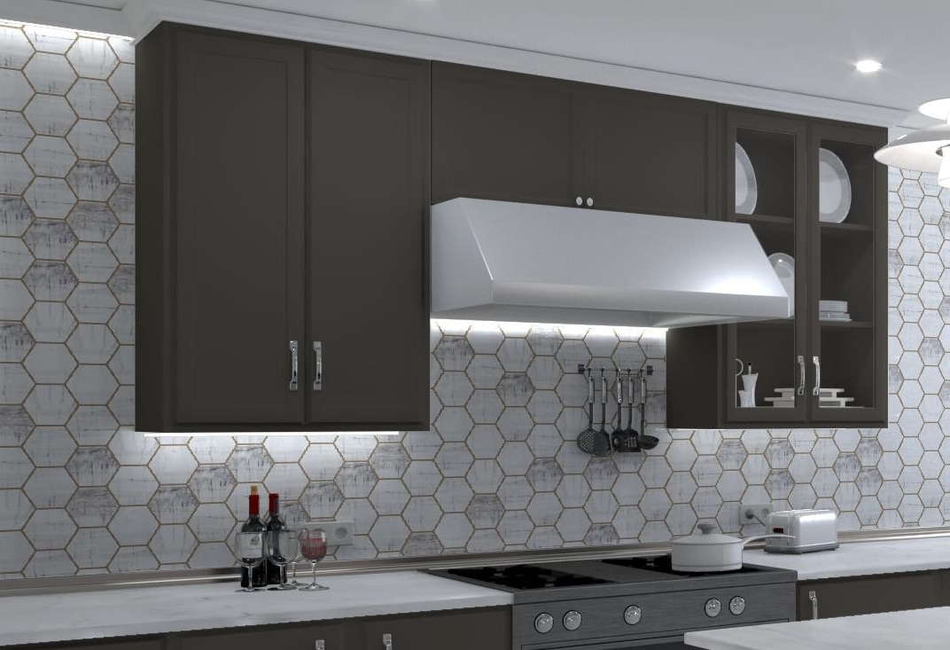 Homage 5" White Glazed Hexagonal Porcelain Tile
