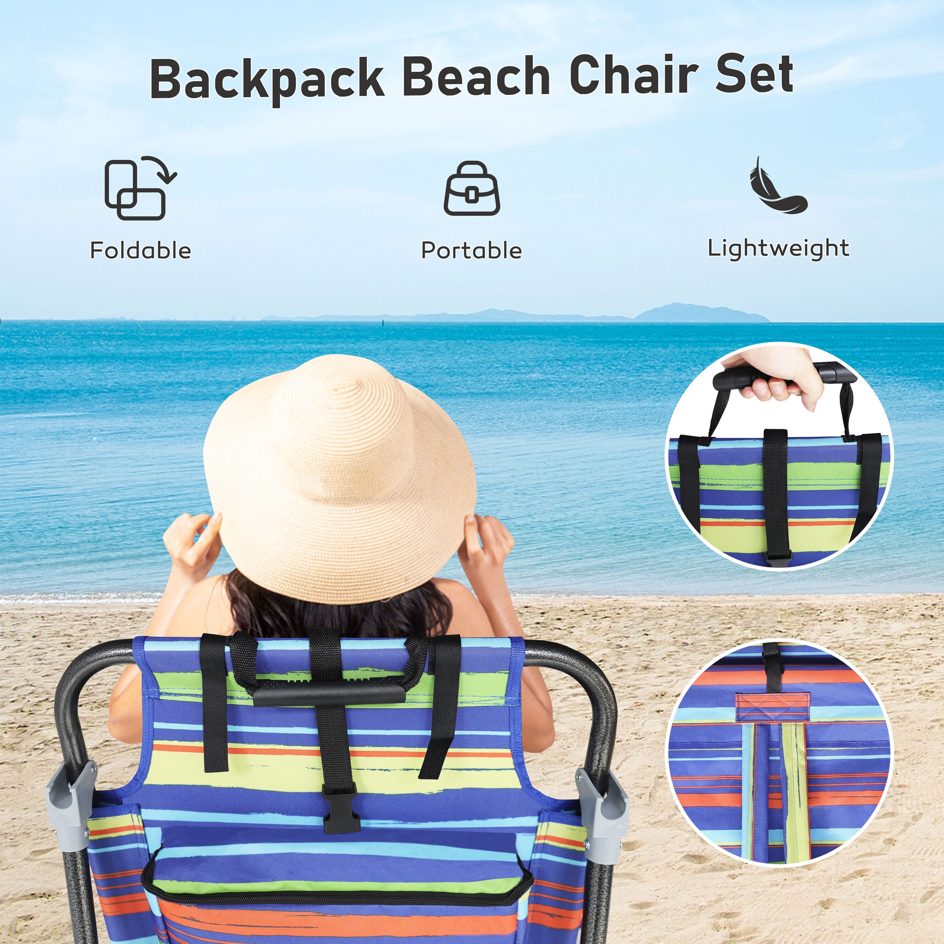VEIKOUS PG0208-01CW Patio-Chairs - View #7