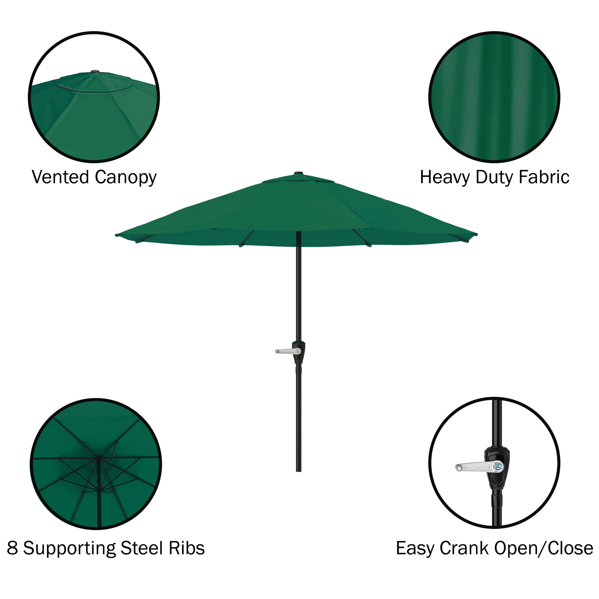 Pure Garden 50-LG1032B Umbrellas-2 - View #5