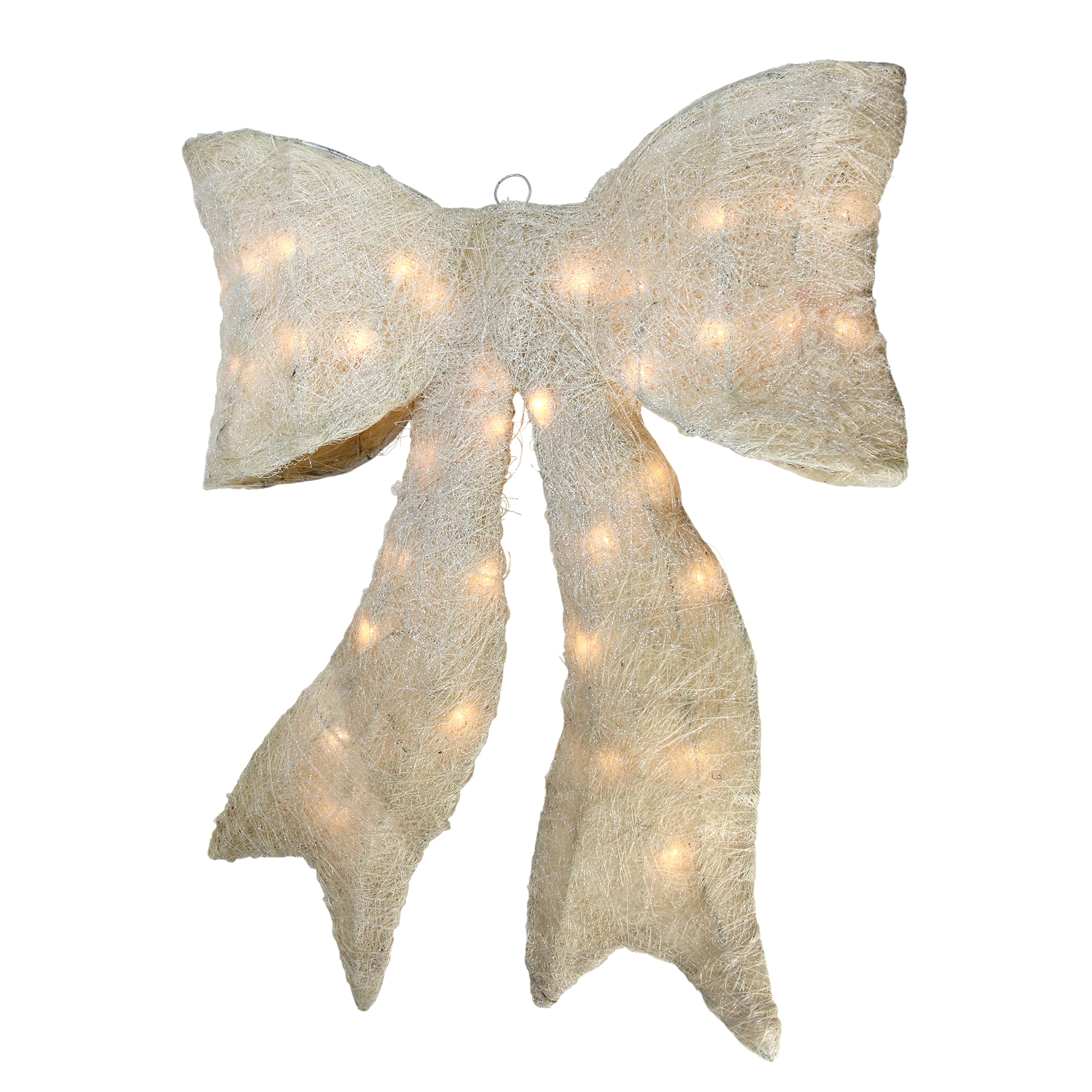 Northlight 32915507 24-in Lighted Bow Christmas Decor