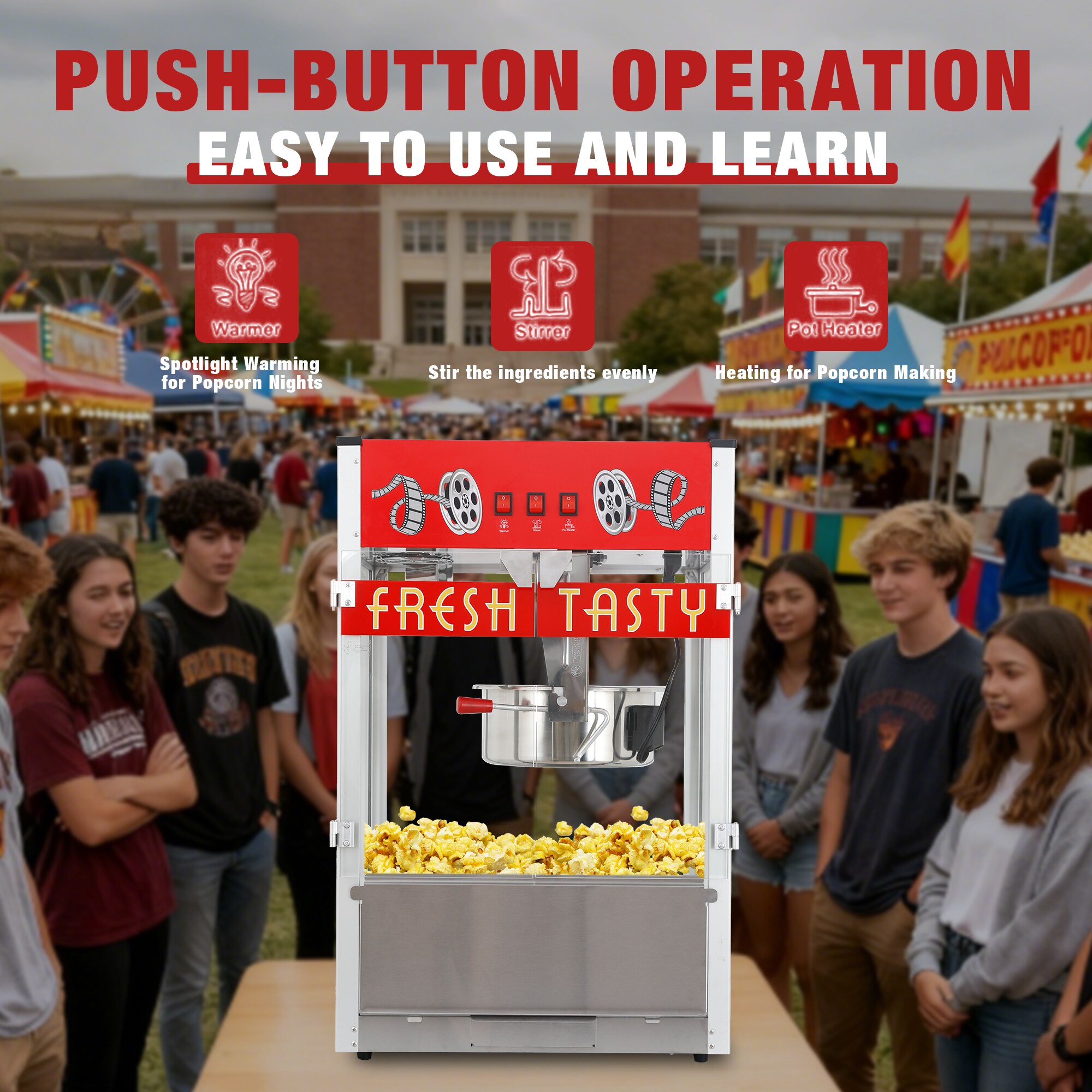 Delamu W2841P337590 Popcorn-Makers - View #3