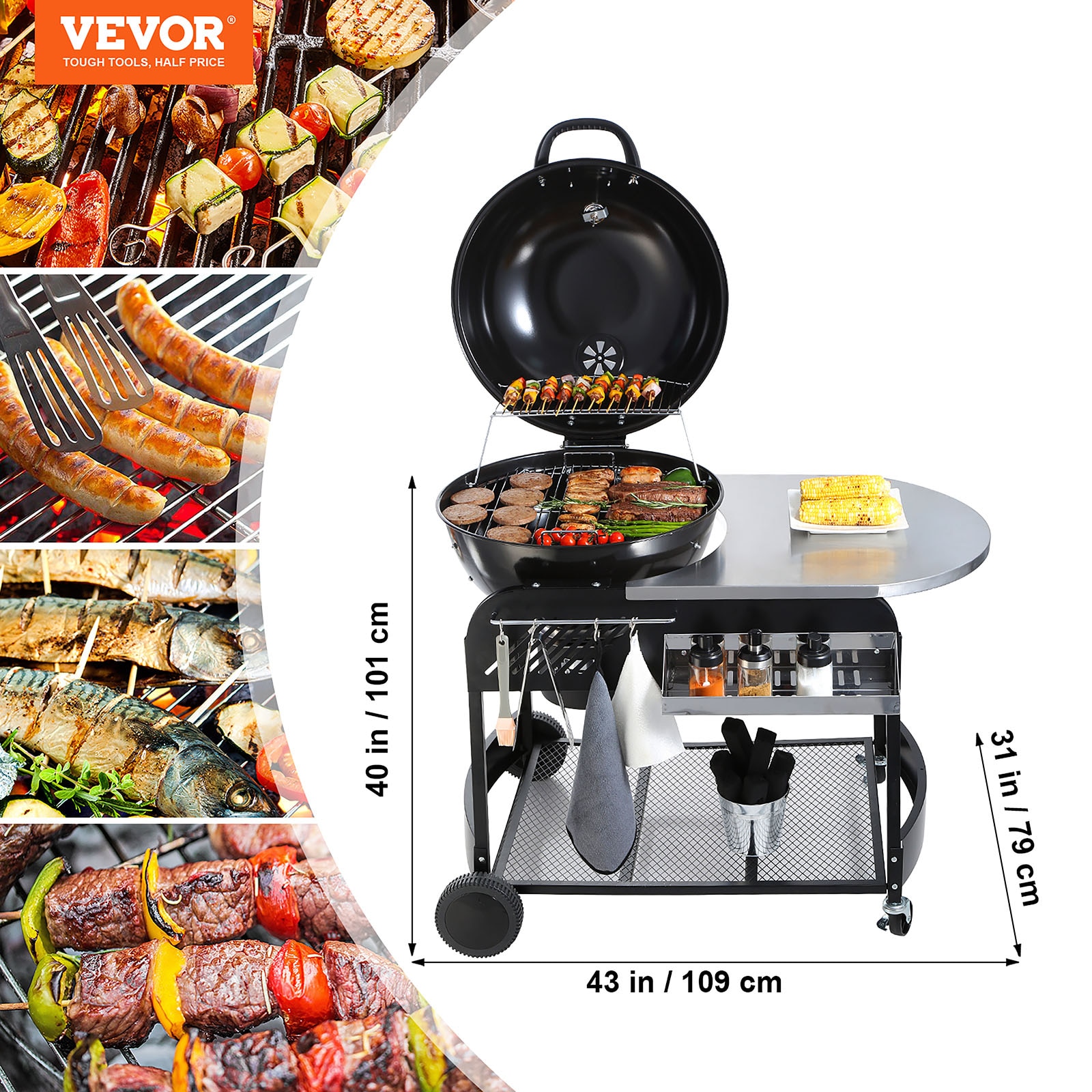 VEVOR DXZ28434148406VJAV0 Charcoal-Grills - View #8