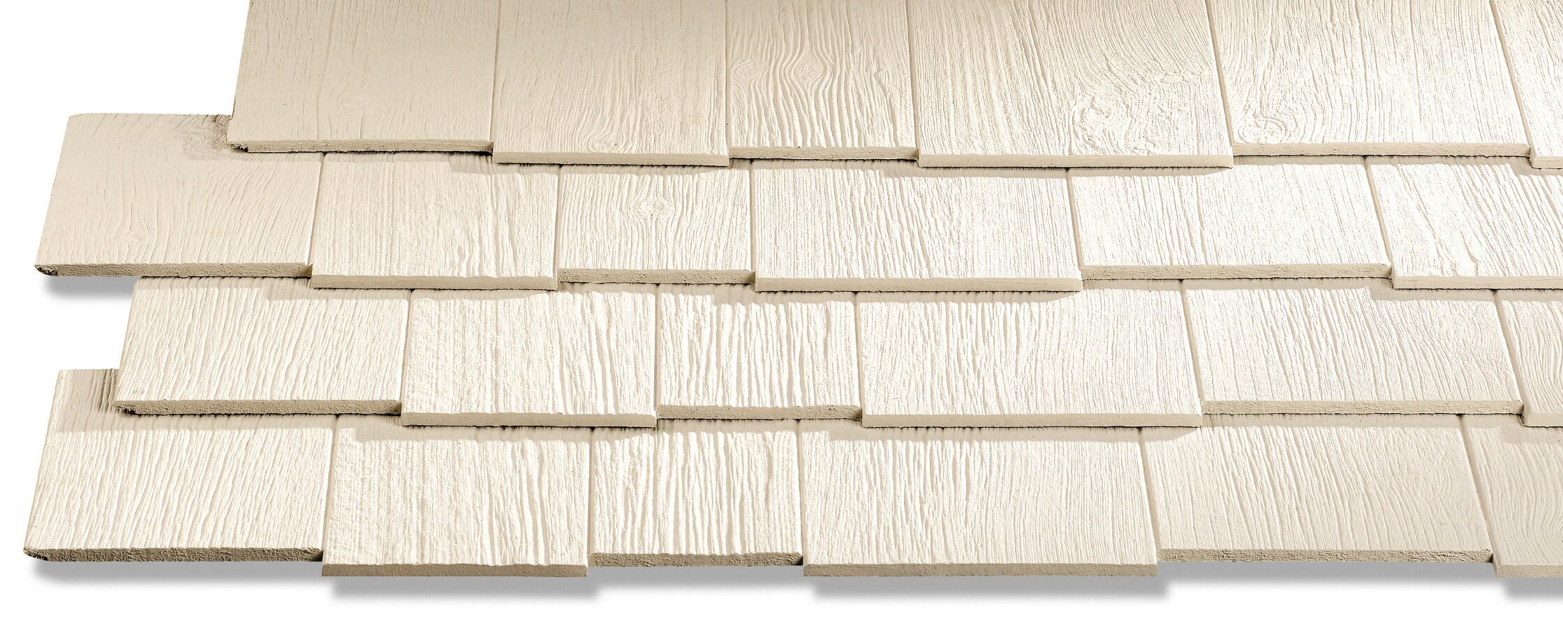 SmartSide 28541 0.437-in x 12-in x 48-in Primed Wood Composite Shake Siding (1600-Sq. ft/Piece)