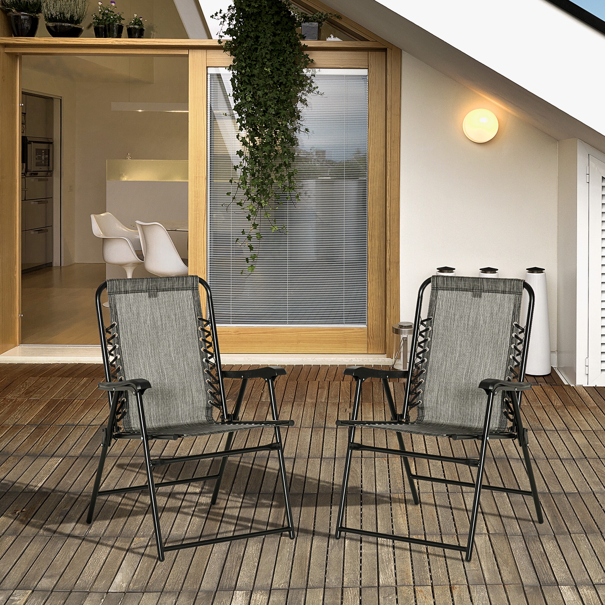 Outsunny 84B-811GY Patio-Chairs - View #2