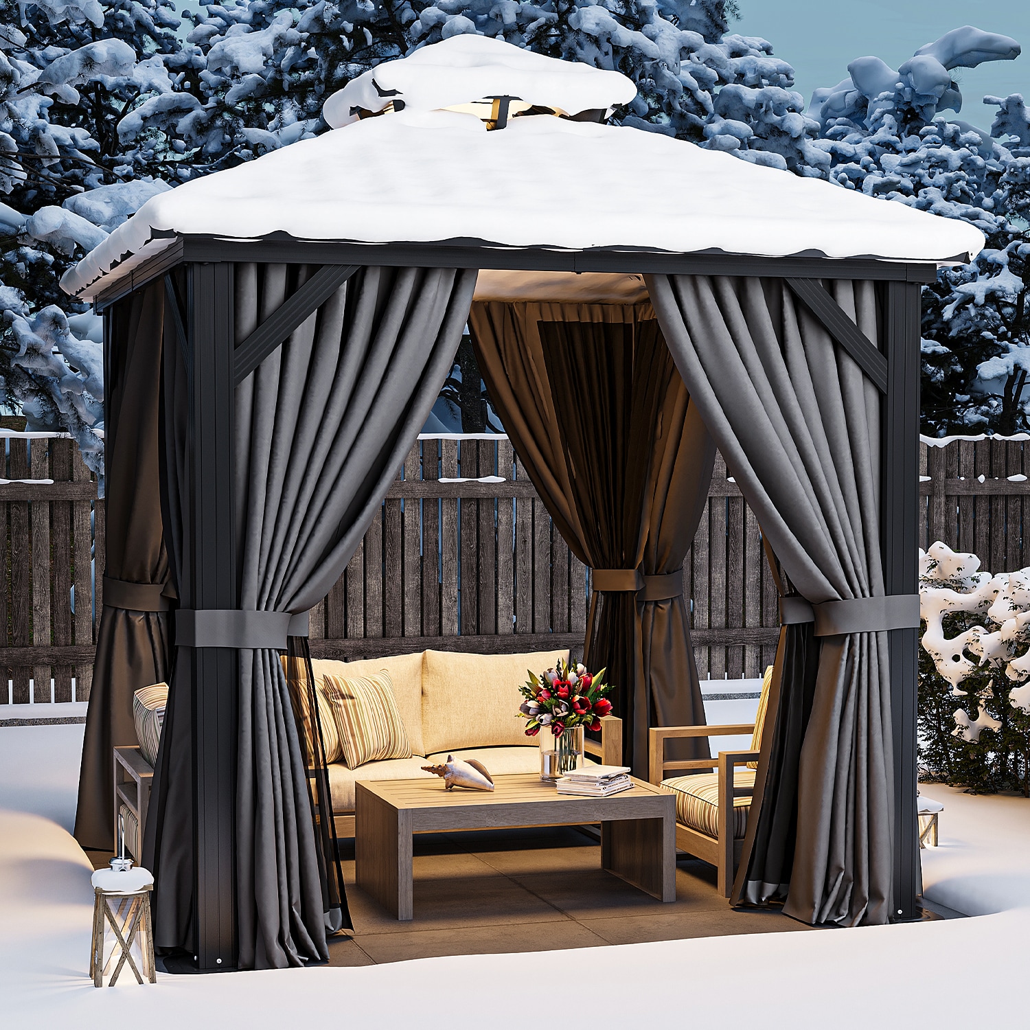 Bapipro BPIG02G50 Wood-Resin-Gazebos - View #4