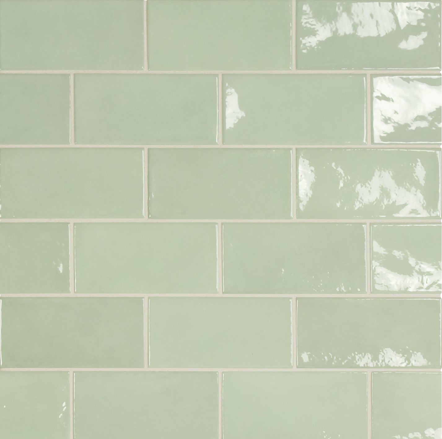 Tilefy Madrid 2.5x5 Mint Glossy Tile