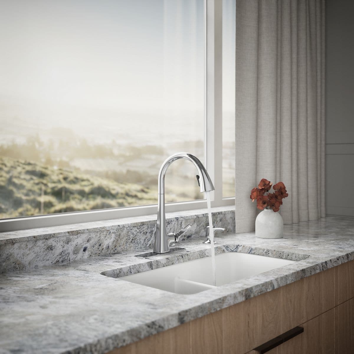 KOHLER R22867-SD-CP Kitchen-Faucets - View #4