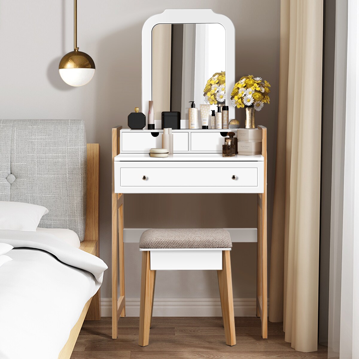 Costway CSHY001323 Bedroom-Vanities - View #6