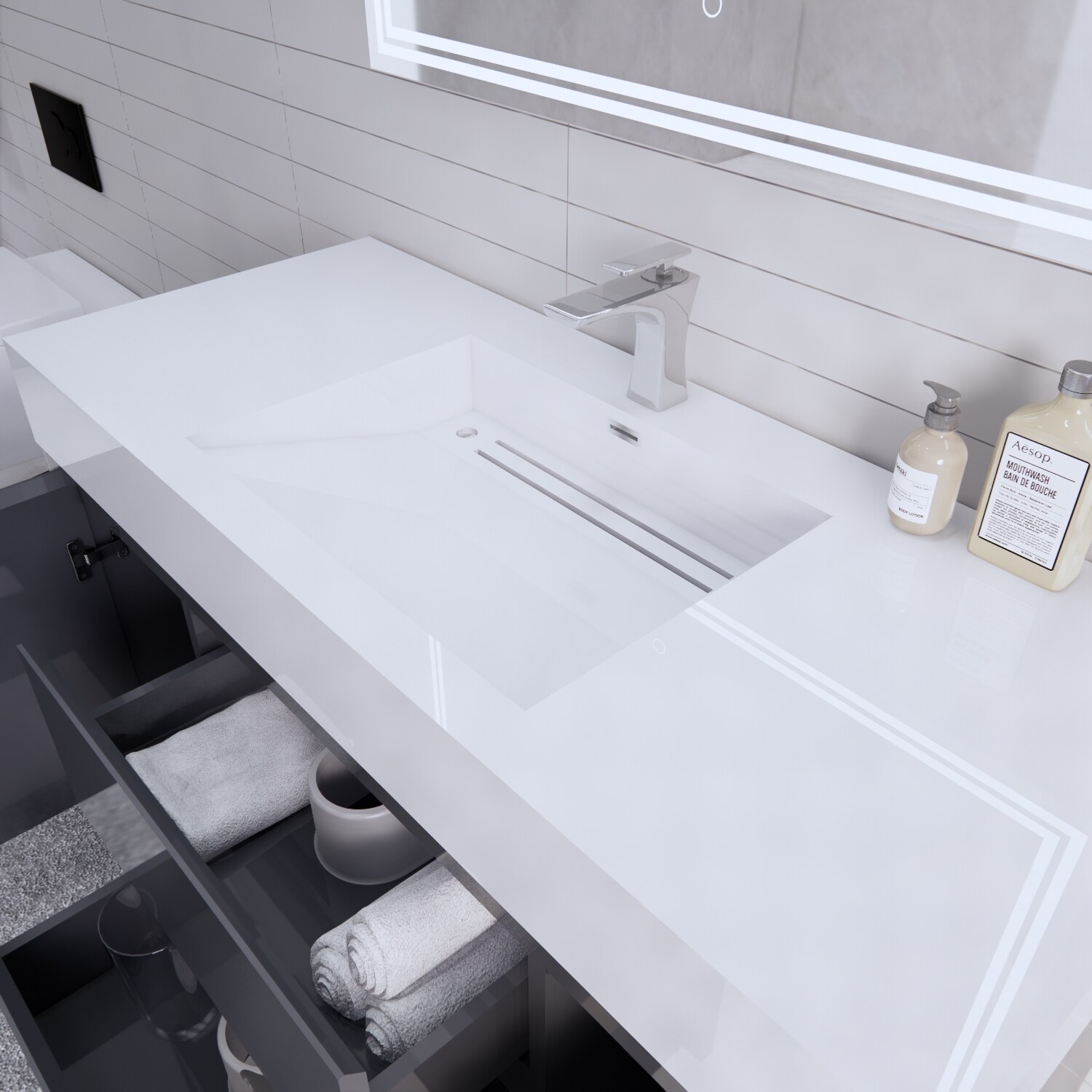 BV Better Vanity BTB-48S-GR Bath-Vanity-Combo - View #7