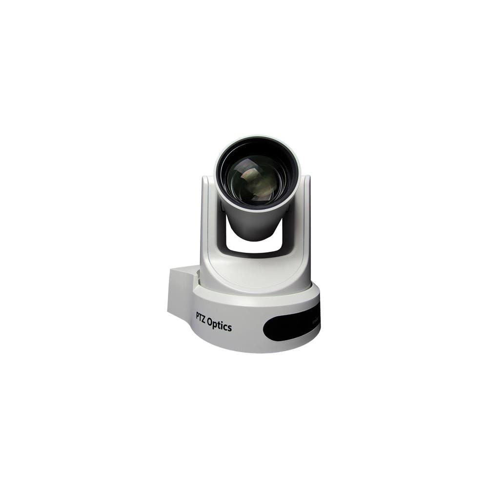  TCNCD335851 PTZOptics PTZ-PT20X-NDI-WH 20x Optical Zoom-CVBS IP Streaming 60.7 deg Broadcast and Conference Camera- White with US Power Supply