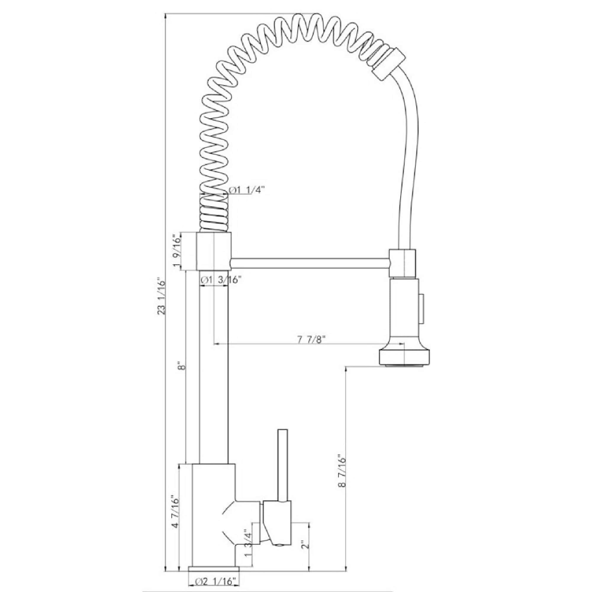 LUCKY ONE LO-SSW537853P Kitchen-Faucets - View #6