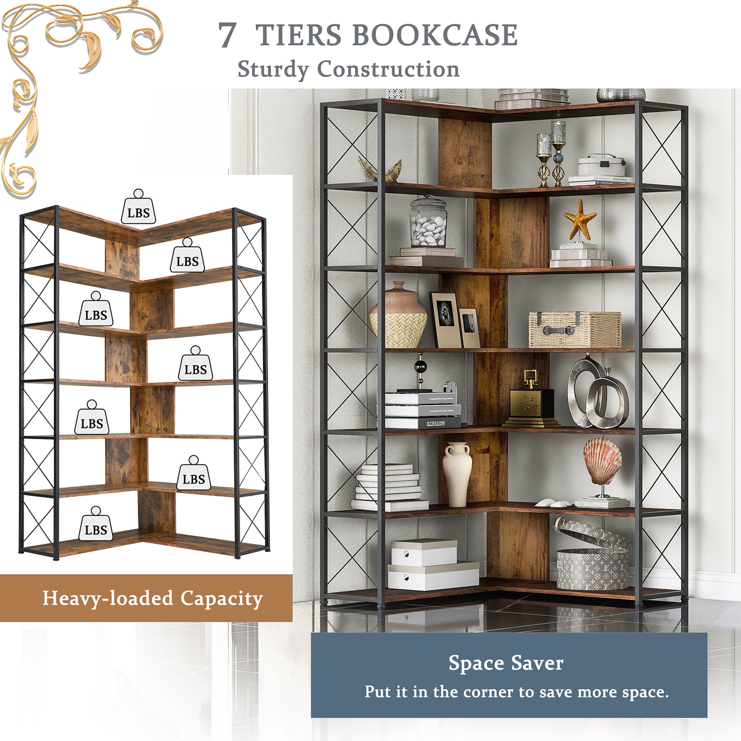Mondawe MA-N25123BW bookcases - View #4