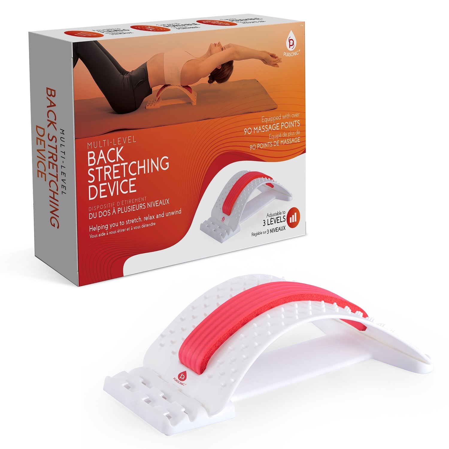 Pursonic BS180WH Back Stretching Device