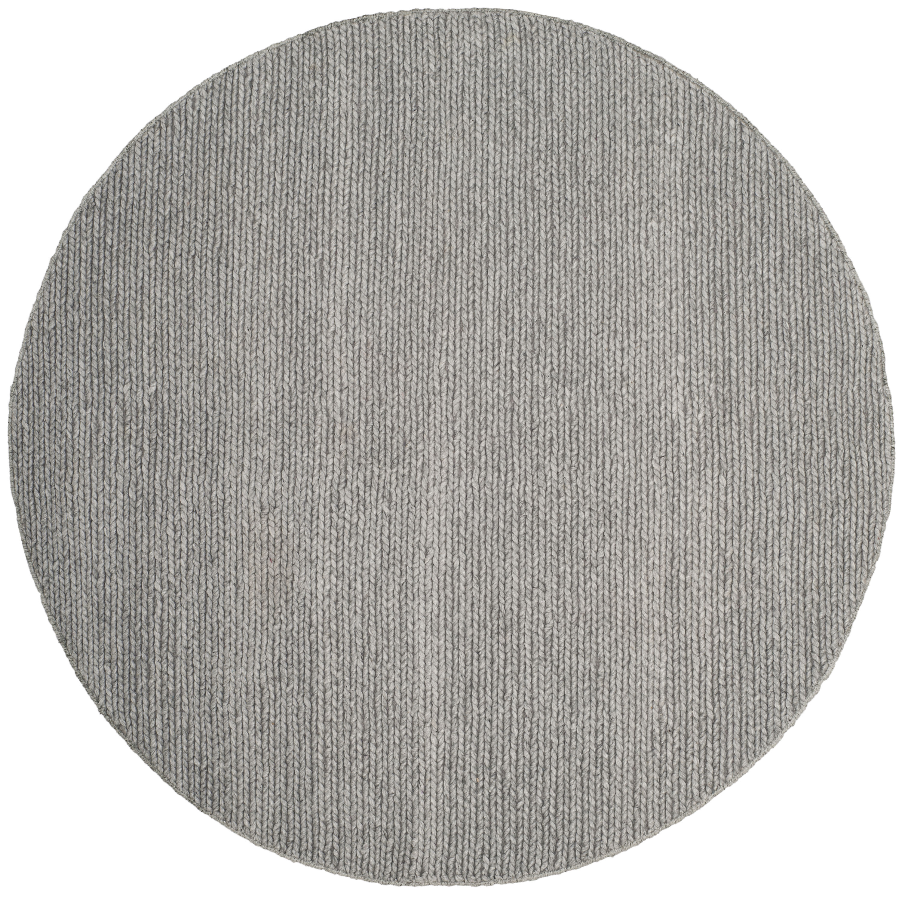 Safavieh NAT311B-6R Natura Stein 6 x 6 (ft) Woven Bamboo Steel Round Indoor Solid Farmhouse/Cottage Area rug