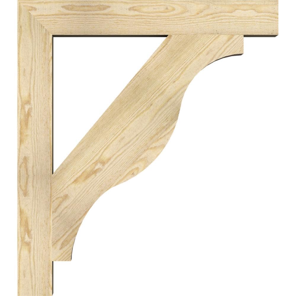 Ekena Millwork BKT04X30X34FST05RDF Exterior-Brackets-Braces - View #2